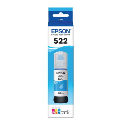 Epson 522C EcoTank Refill Pigment Ink Cyan