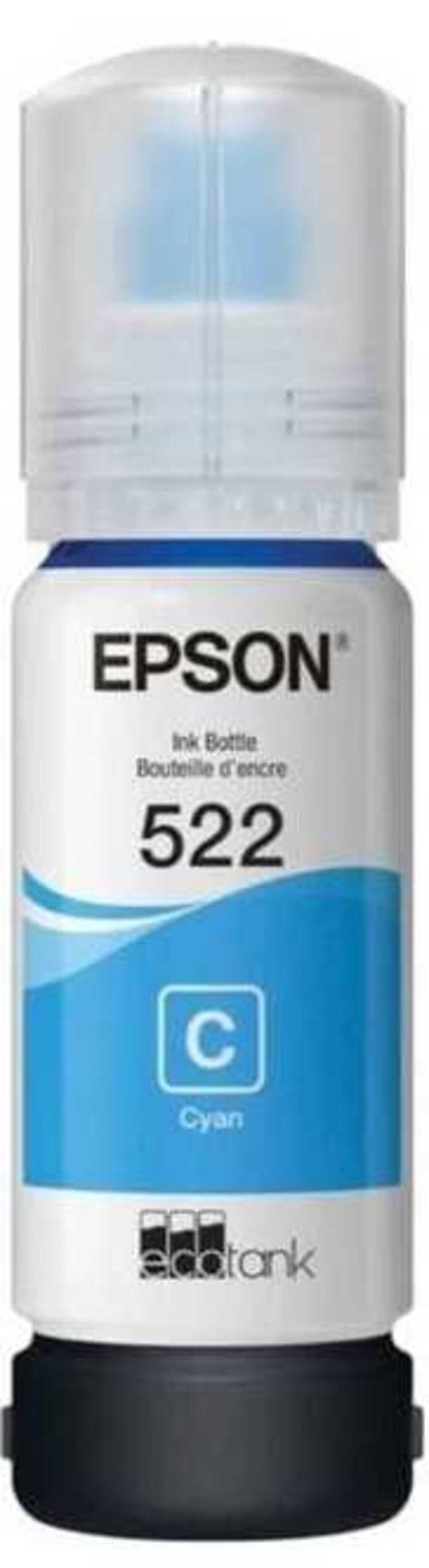 Epson 522C EcoTank Refill Pigment Ink Cyan