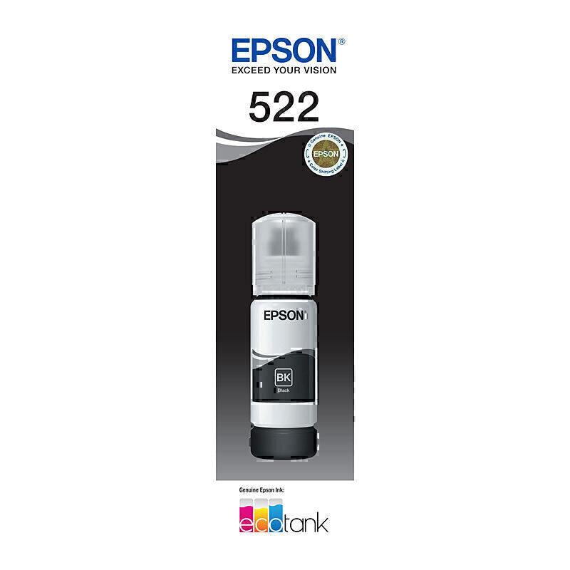 Epson 522 EcoTank Refill Pigment Ink Black