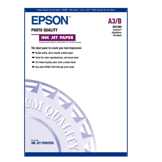 Epson S41069 Premium Photo Paper Matte 102gsm A3+ 100 Sheets