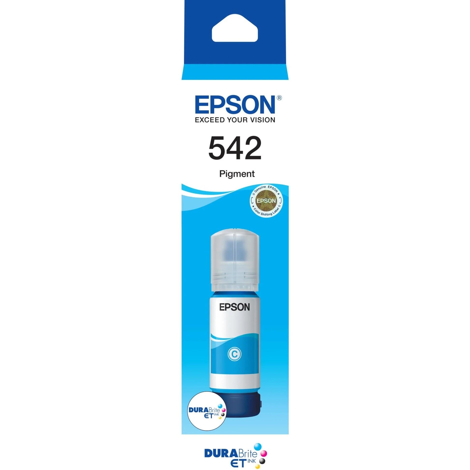 Epson T542 DURABRite EcoTank Refill Pigment Ink Cyan