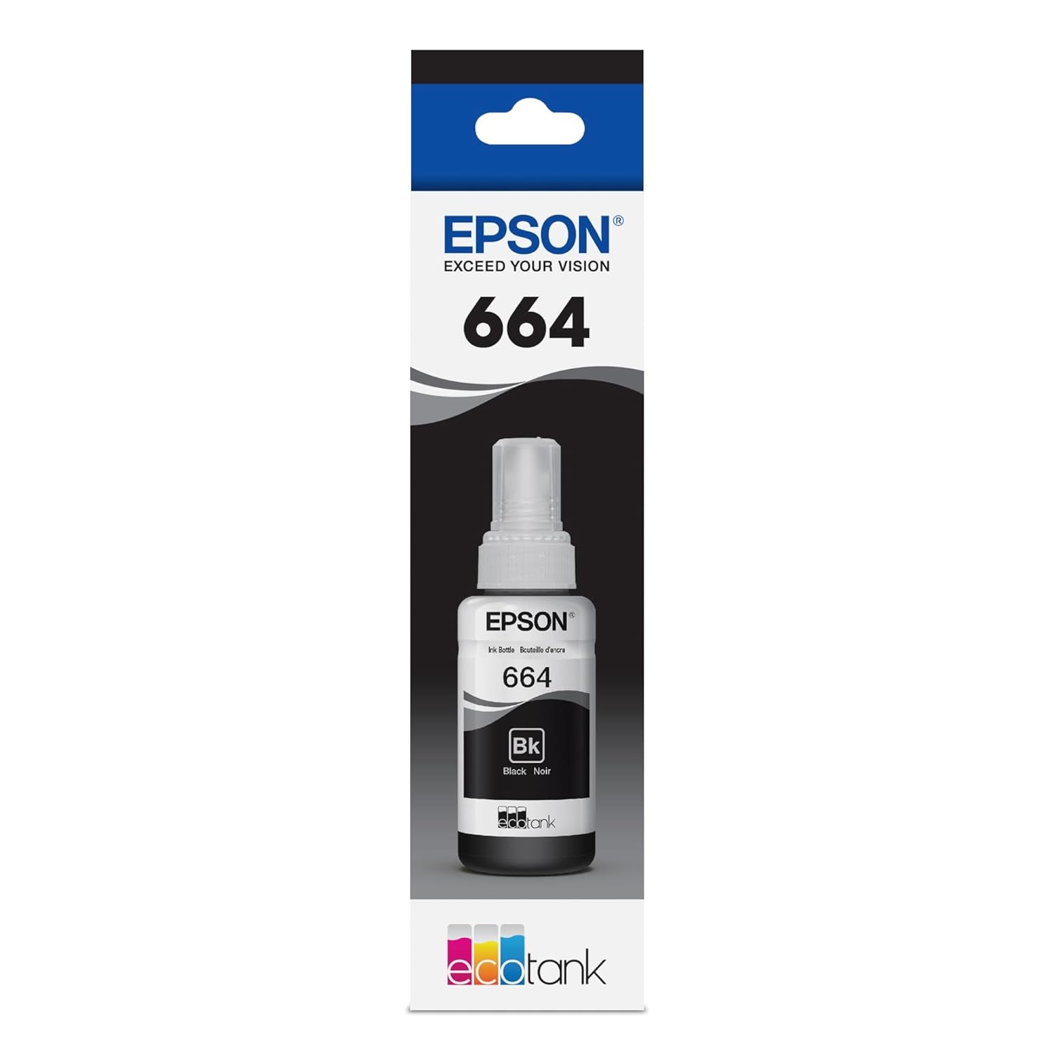 Epson T664 Eco Tank Pigment Ink Black