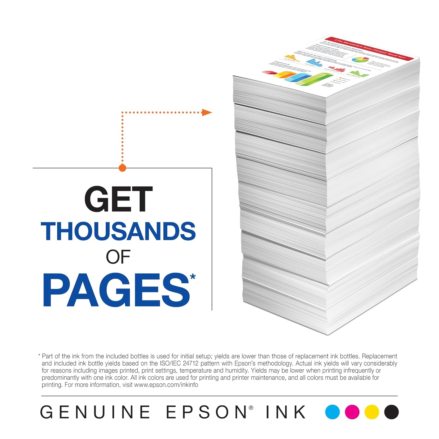 Epson T664 Eco Tank Pigment Ink Black