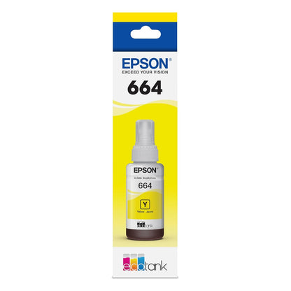 Epson T664 Eco Tank Pigment Ink Yellow