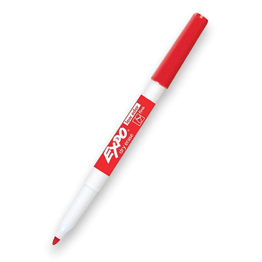 Expo Whiteboard Marker Fine Tip Red