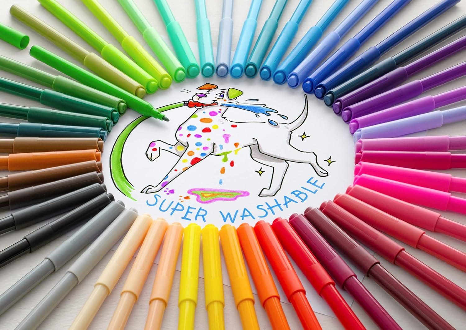 Faber-Castell Felt Pens Fibre Tips 12 Pack [Washable]