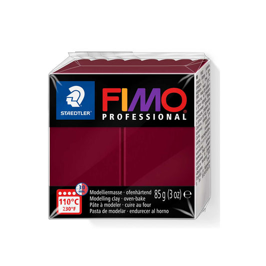 FIMO Professional Modelling Clay 8004 Oven Bake 85g Bordeaux