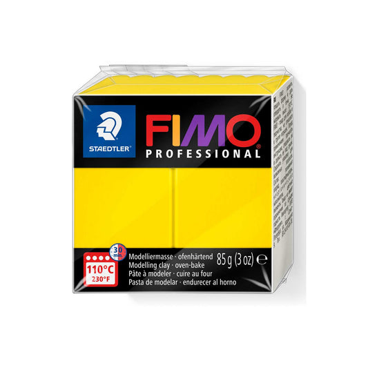 FIMO Professional Modelling Clay 8004 Oven Bake 85g True Yellow