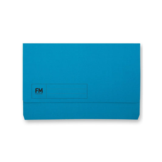 FM Document Wallet Foolscap Blue
