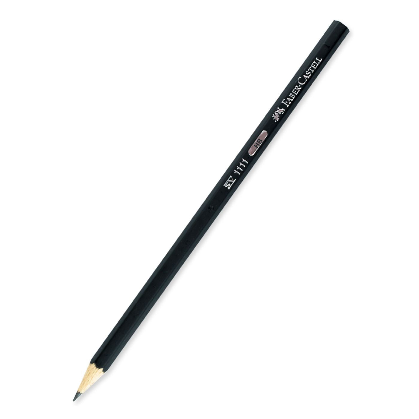 Faber-Castell Graphite Pencil 1111 Black HB