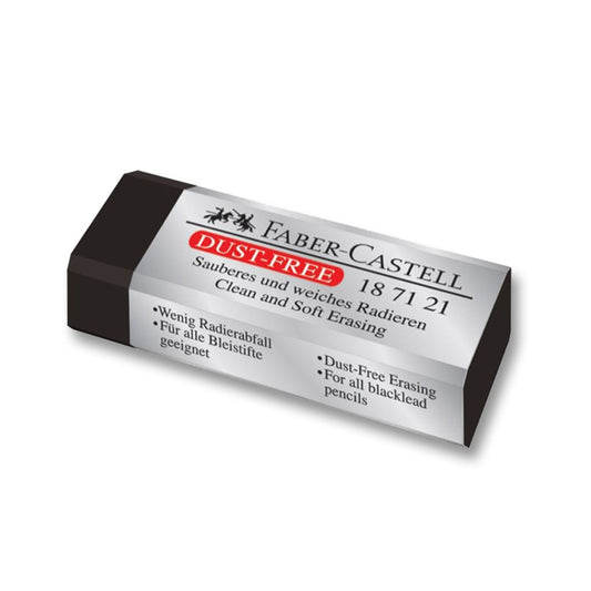 Faber-Castell Pencil Eraser Large Dust-Free Black