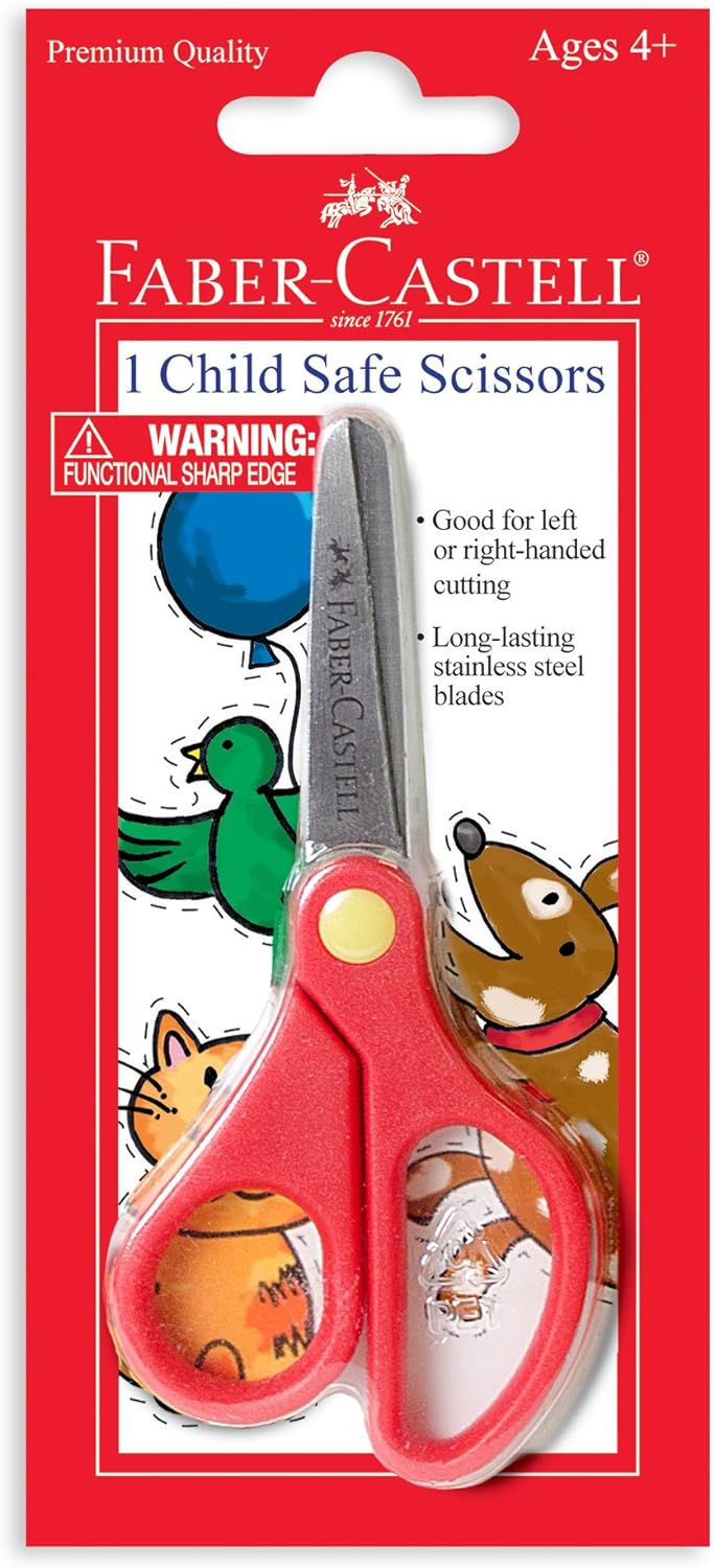 Faber-Castell Child-Safe Scissors Ambidextrous Design
