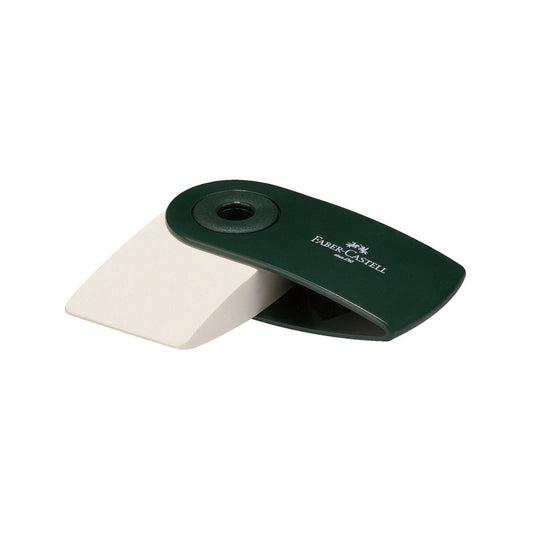 Faber-Castell Eraser with Protective Sleeve Green
