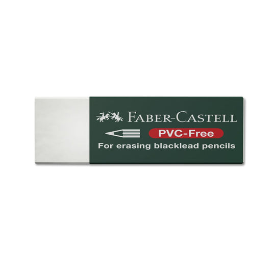 Faber-Castell Pencil Eraser Large Dust-Free White