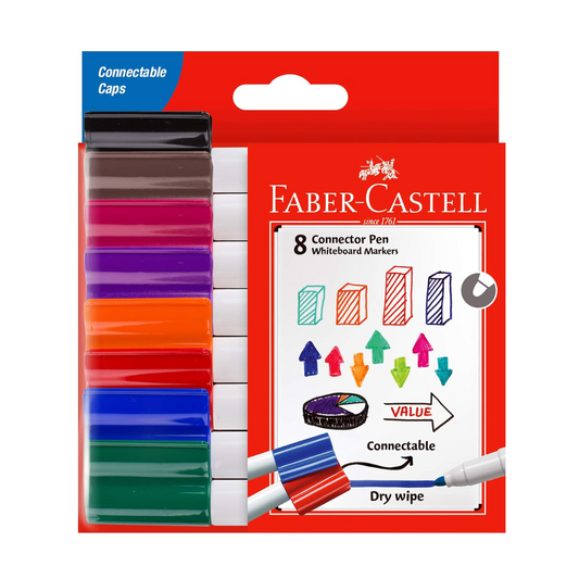 Faber-Castell Whiteboard Marker Wallet of 8