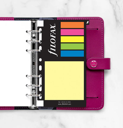 Filofax Sticky Notes Refill Personal Assorted Large 170mm x 95mm