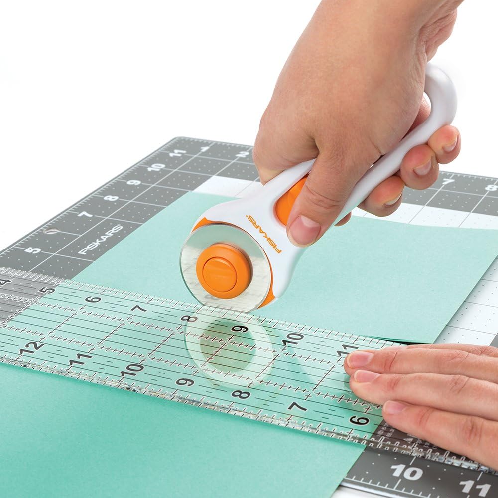 Fiskars Rotary Paper Edger Steel with Guard 45mm