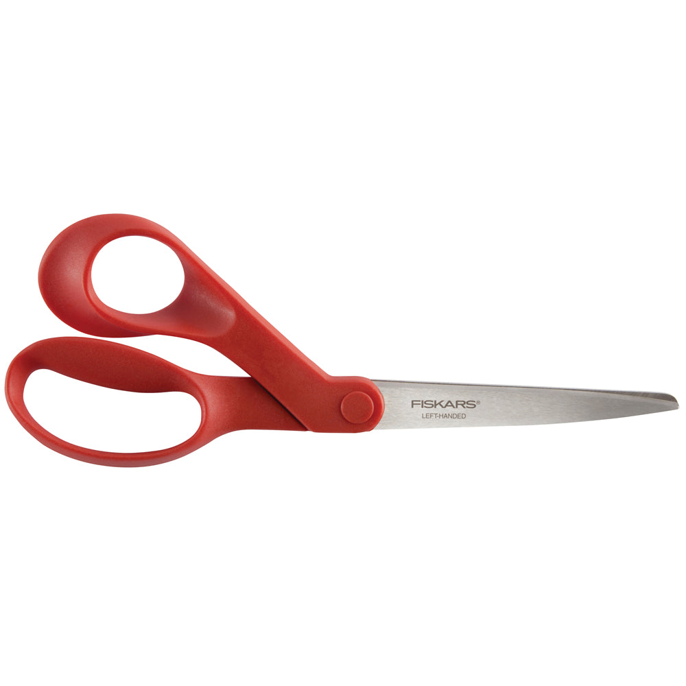 Fiscars Scissors All Purpose Left-Handed 203mm Red