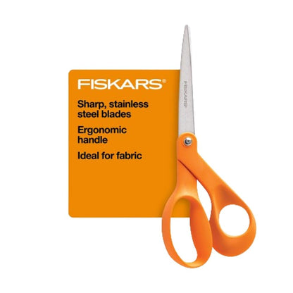 Fiskars Dressmaker Scissors 9 inch Orange Handle