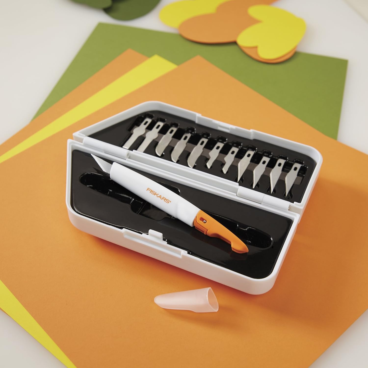 Fiskars Precision Cutting & Carving Set Medium Duty 12 Blades