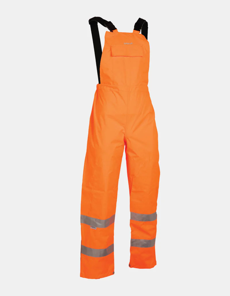 FlexViz High Visibility Bib Overtrouser  Orange