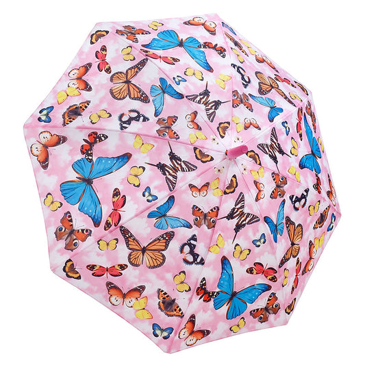 Galleria Kids Umbrella – Butterflies Design | Safe & Colourful for Children