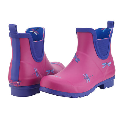Galleria Women's Premium Chelsea Gumboots Dragonfly Size 7 to 11