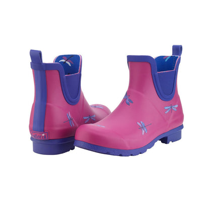 Galleria Women's Premium Chelsea Gumboots Dragonfly Size 7 to 11