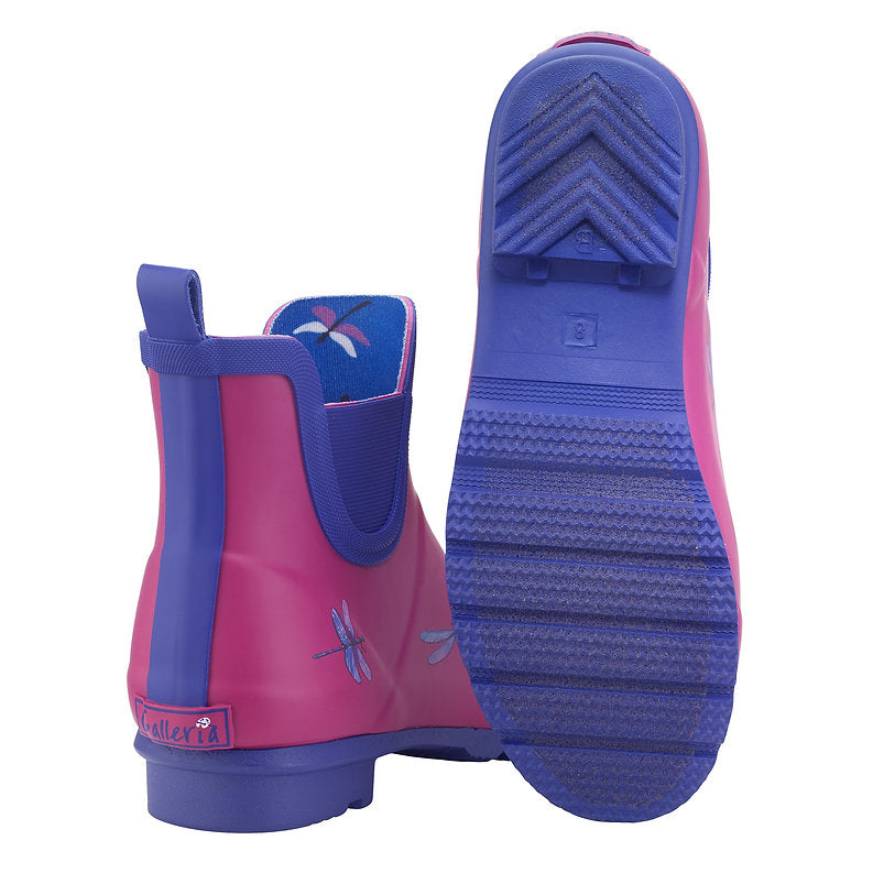 Galleria Women's Premium Chelsea Gumboots Dragonfly Size 7 to 11