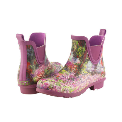 Galleria Women's Premium Chelsea Gumboots Monet Garden Size 7 to 11