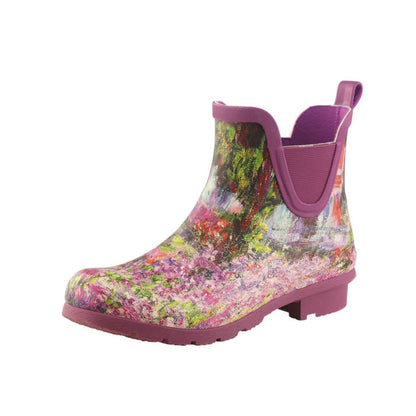 Galleria Women's Premium Chelsea Gumboots Monet Garden Size 7 to 11