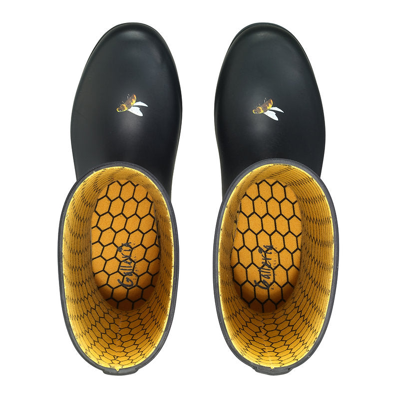 Galleria Women's Premium Mid-Calf Gumboots Bees Size 7 to 11