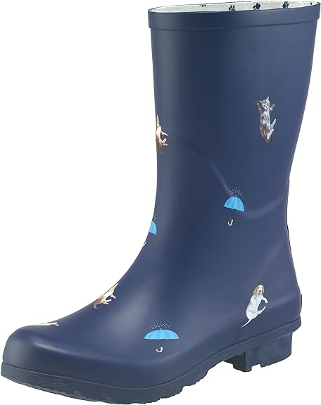Galleria Women's Premium Mid-Calf Gumboots Cats & Dogs Size 7 to 11