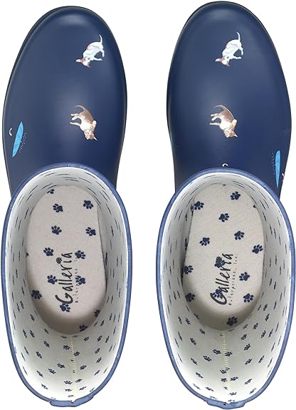 Galleria Women's Premium Mid-Calf Gumboots Cats & Dogs Size 7 to 11