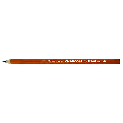 General’s Artist Quality Charcoal Pencils 6B Extra Soft #557