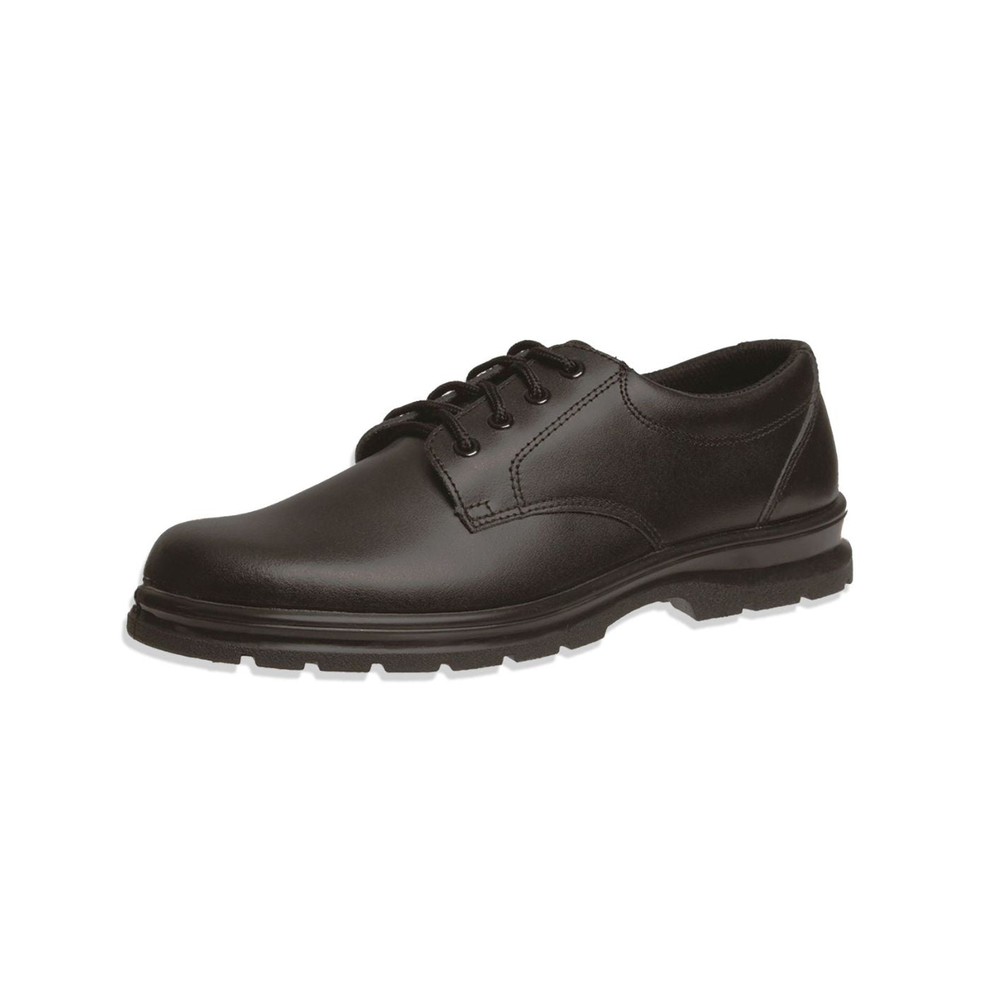 Grosby Leather Shoes Black Lace Up Educate SNR 2 [Size 7-12 UK]