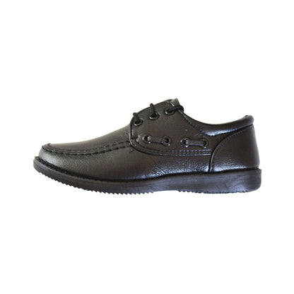 Hamburg Boys Black Lace-Up Shoes (Size 31–36) – Comfortable School & Formal Shoes