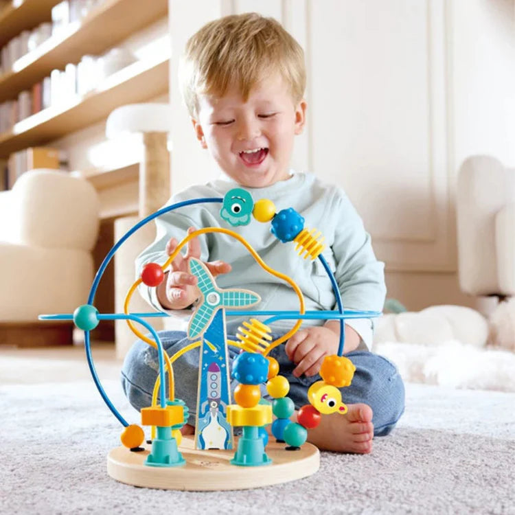 Hape Galaxy Bead Maze | Space-Themed Educational Activity Toy for Kids