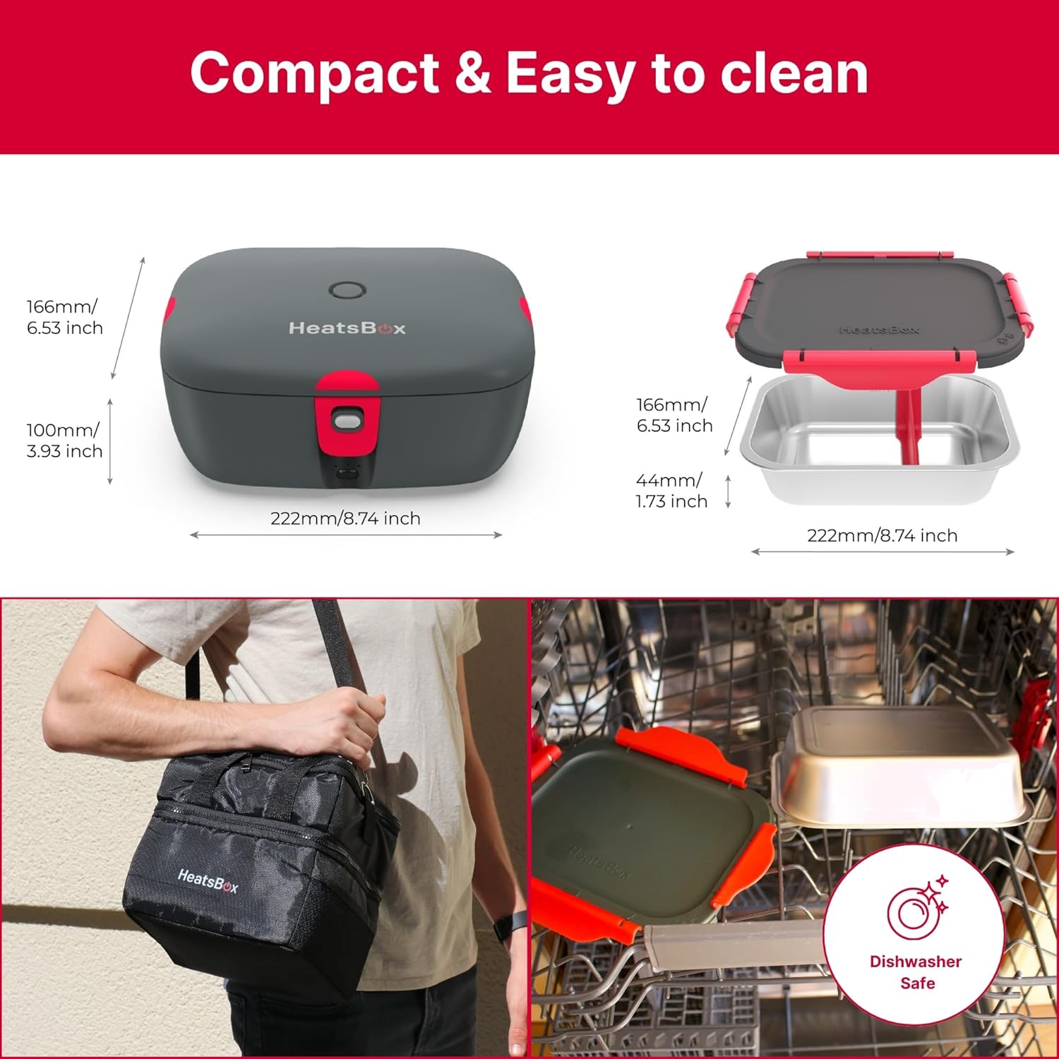 HeatsBox GO – Portable Battery-Powered Smart Heating Lunchbox