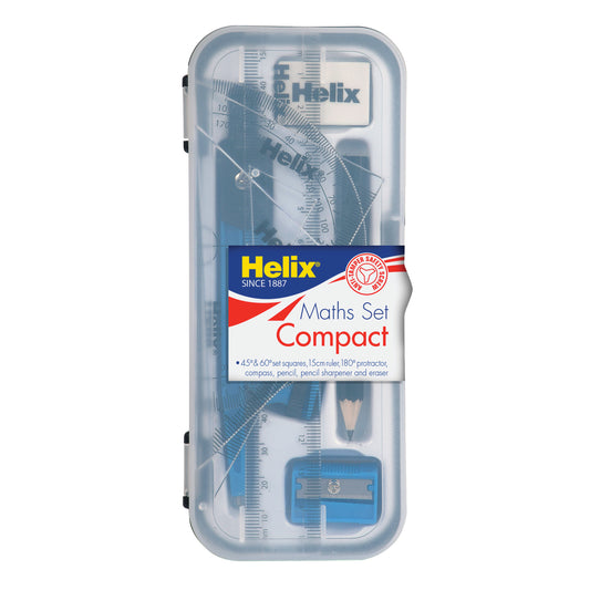 Helix Compact Maths Set of 7 Geometry Tools