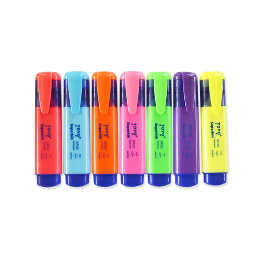 Toyo Highlighters Chisel Tip Assorted