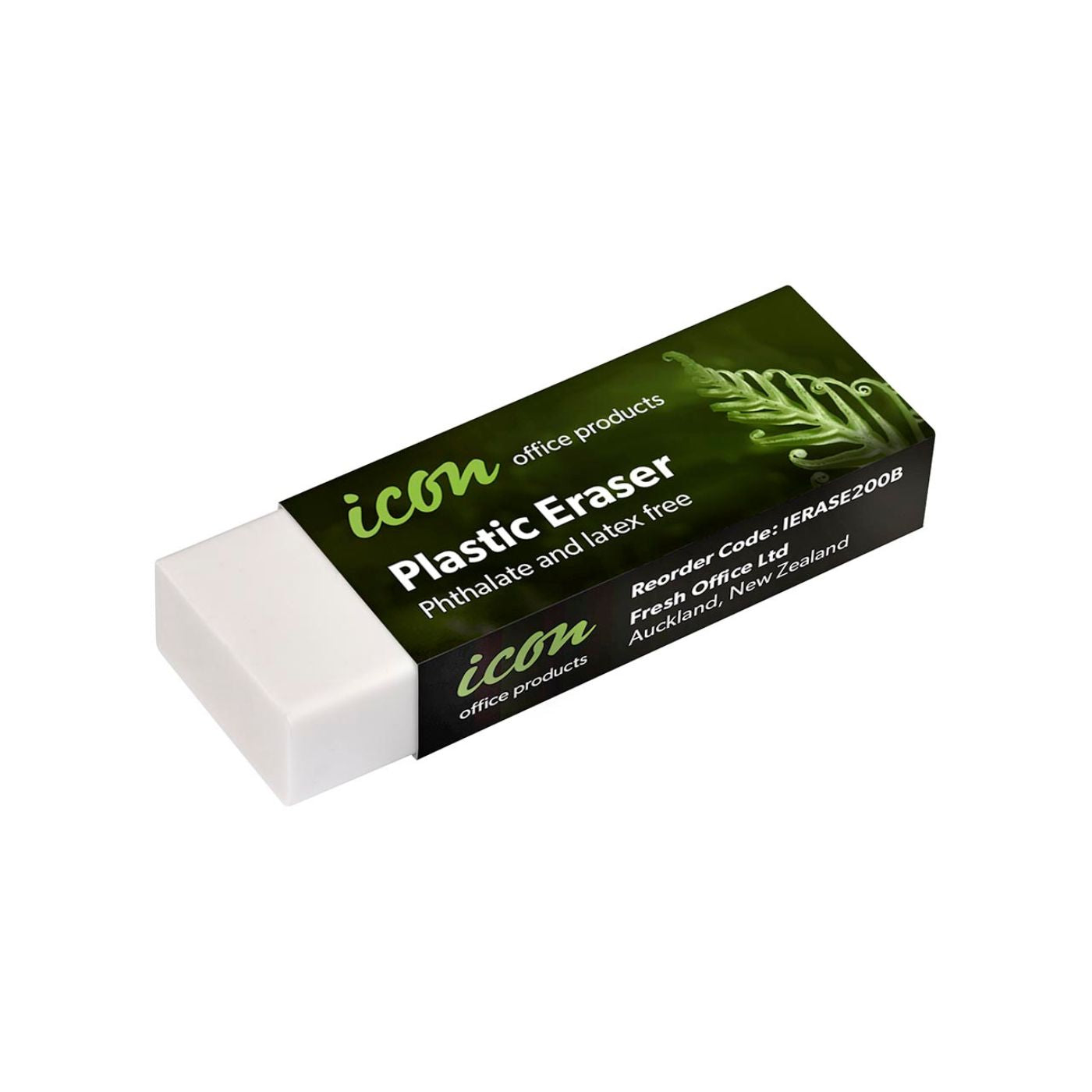 Icon Pencil Eraser with Sleeve 60mm x 21mm x 11mm