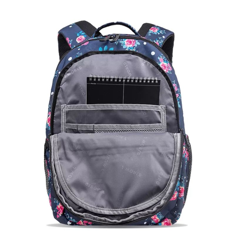 J World Cornelia Laptop Backpack Navy Rose