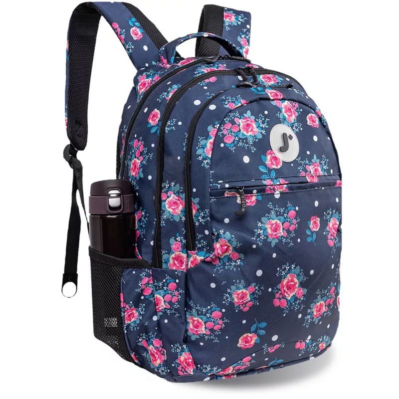 J World Cornelia Laptop Backpack Navy Rose