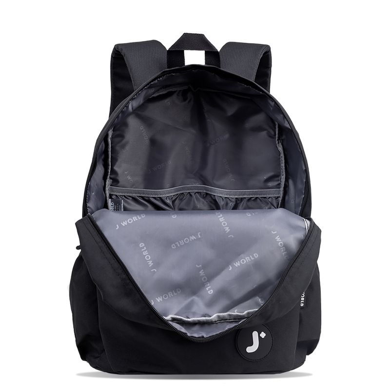 J World New York Classic Students Backpack 23.5L Black