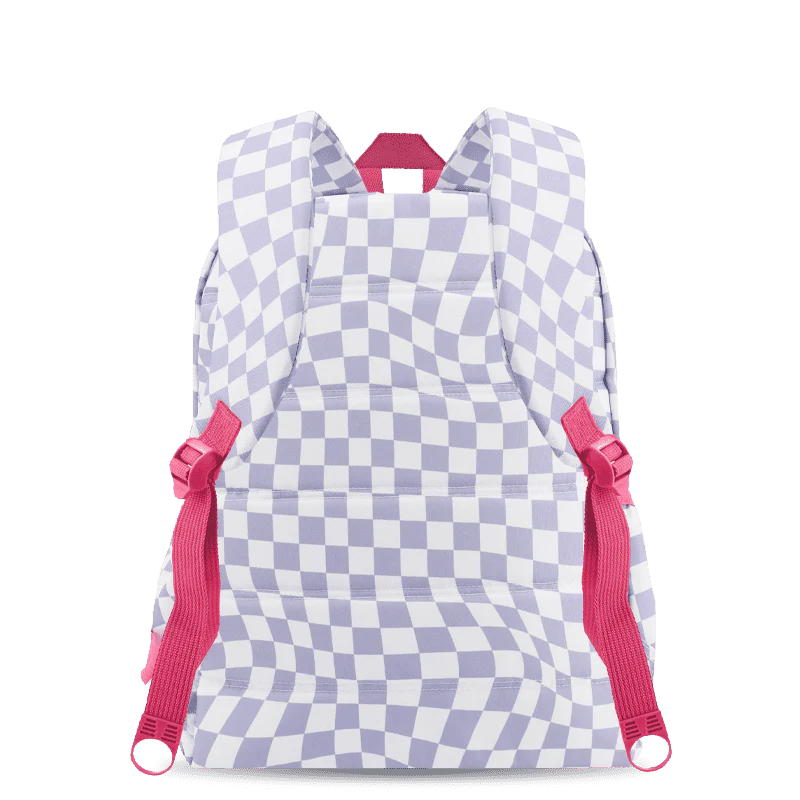 J World Oz Daypack Backpack 25L Lavender Check