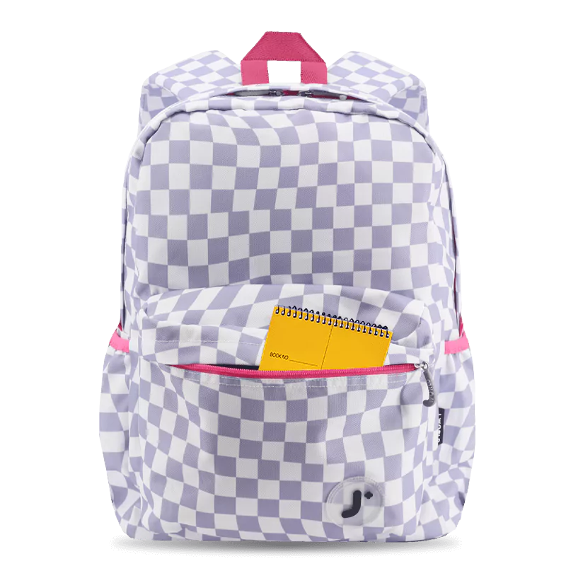 J World Oz Daypack Backpack 25L Lavender Check
