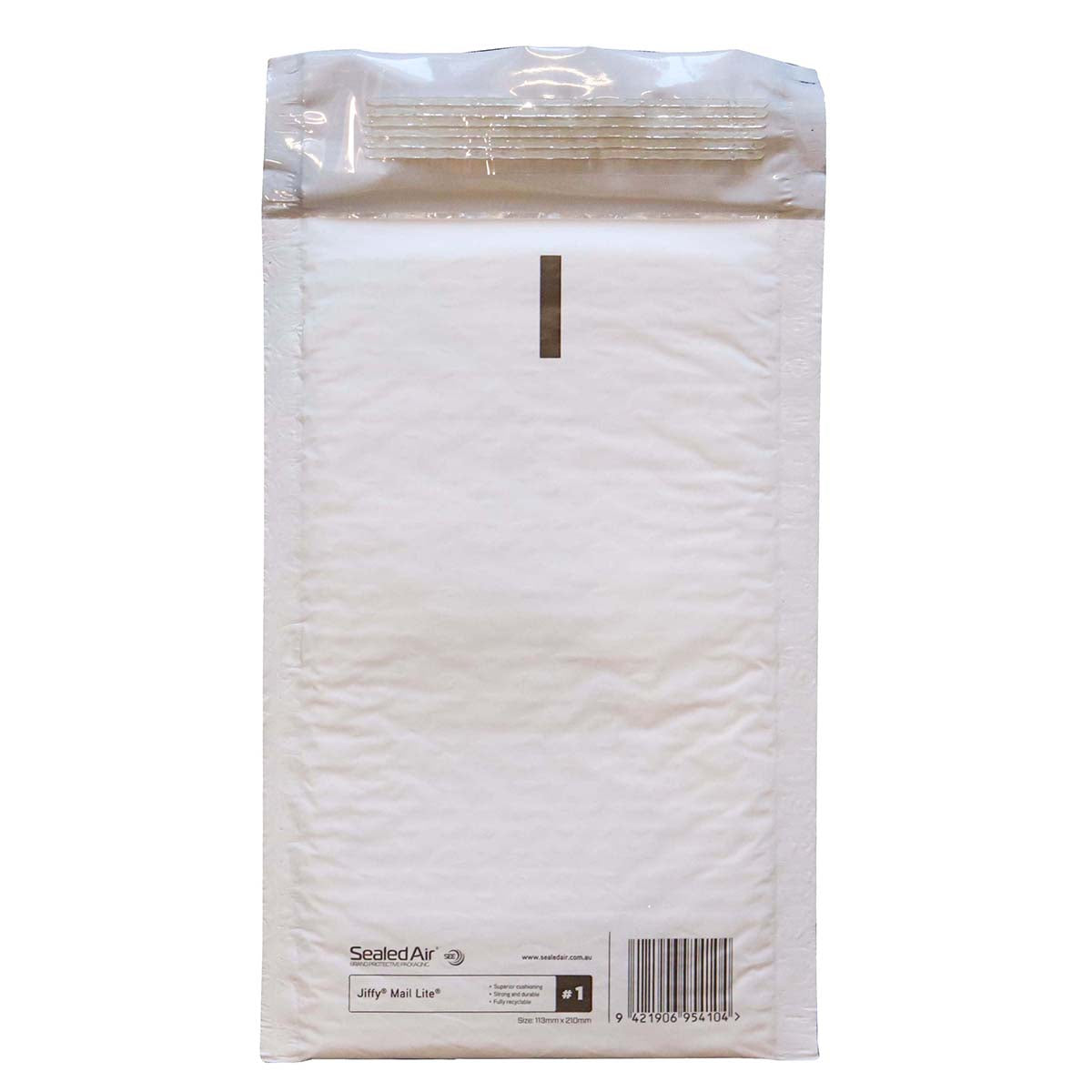 Jiffy Mail Lite Bag Size 1 – 135x255mm Protective Recyclable Bubble Mailer