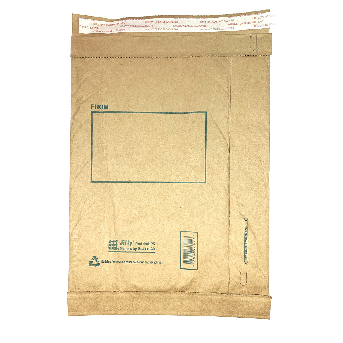Jiffy Padded Mailer Size 5 255x405mm | Eco-Friendly Protective Mailing Bag