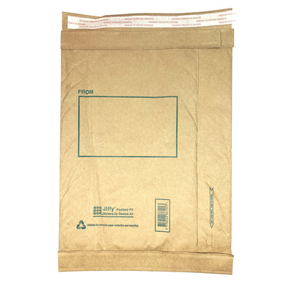 Jiffy Padded Mailer Size 5 255x405mm | Eco-Friendly Protective Mailing Bag